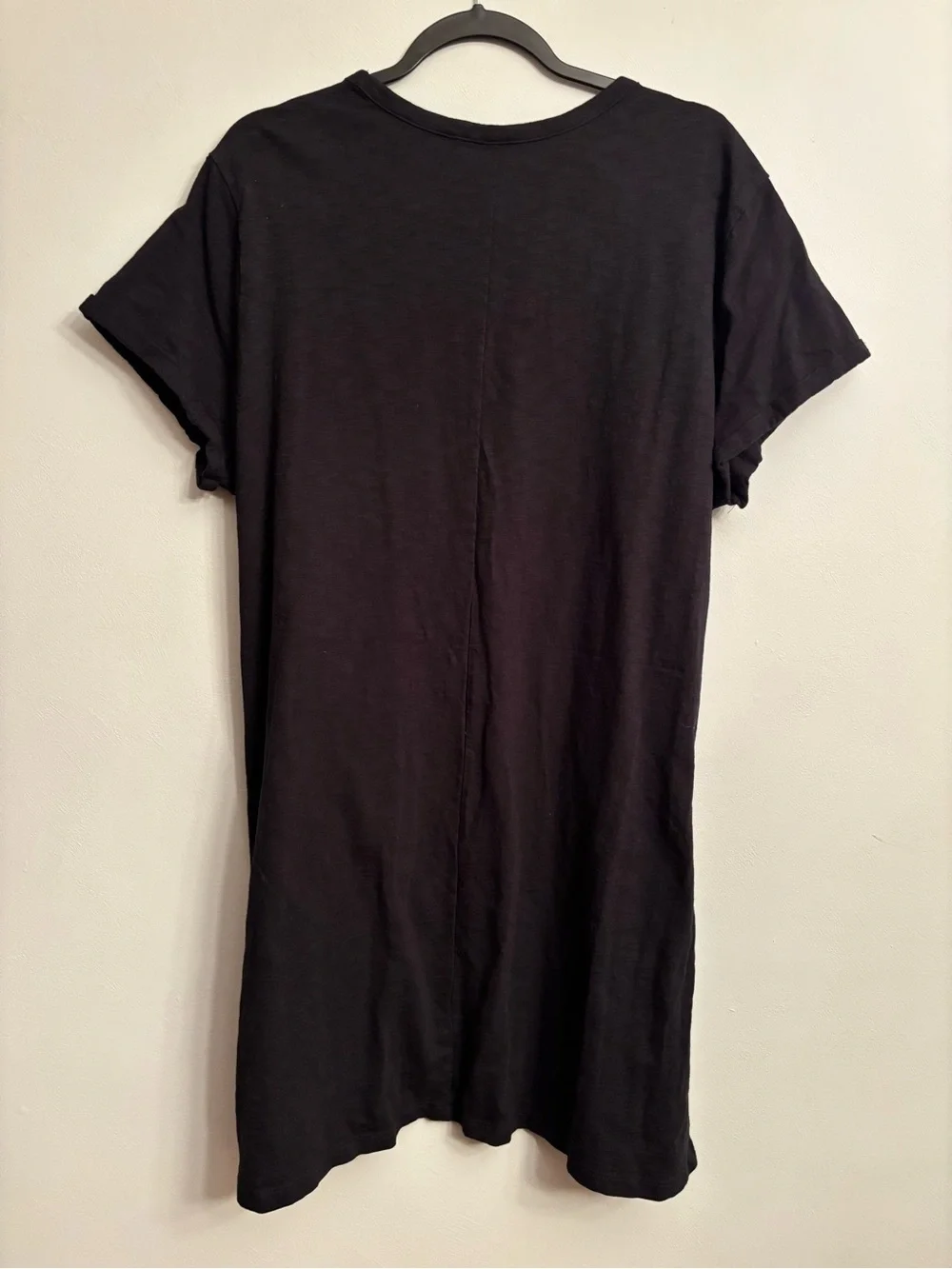 NWOT GAP Black Short Sleeve Pocket T-Shirt Dress - Picture 4 of 7